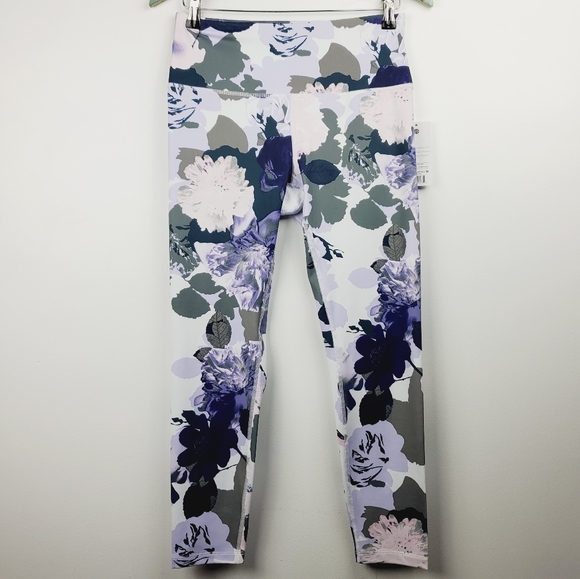Apana 7/8 Floral Combo Leggings Medium NWT - Picture 2 of 9